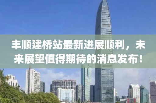 丰顺建桥站最新进展顺利，未来展望值得期待的消息发布！