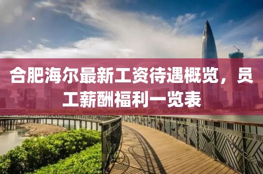 合肥海尔最新工资待遇概览，员工薪酬福利一览表