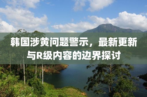 韩国涉黄问题警示，最新更新与R级内容的边界探讨