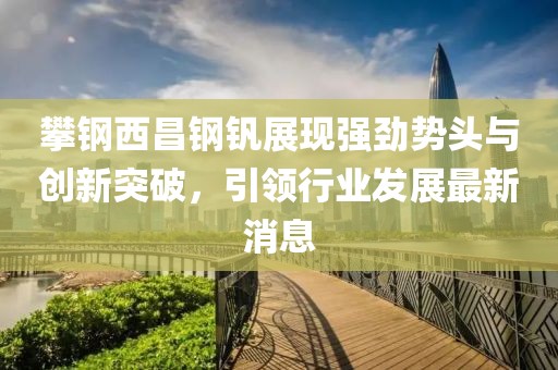 攀钢西昌钢钒展现强劲势头与创新突破，引领行业发展最新消息