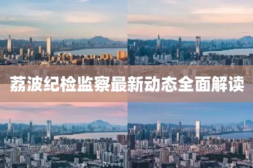 荔波纪检监察最新动态全面解读