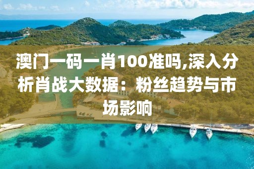 澳门一码一肖100准吗,深入分析肖战大数据：粉丝趋势与市场影响