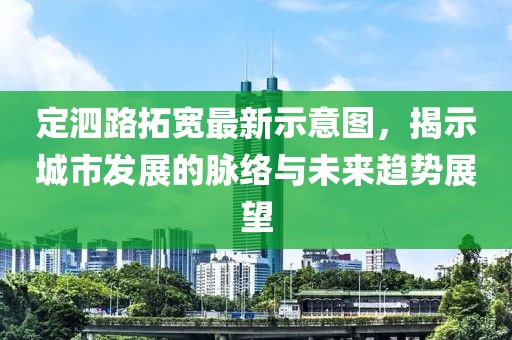 定泗路拓宽最新示意图，揭示城市发展的脉络与未来趋势展望