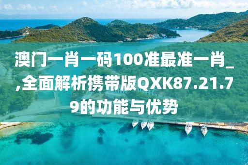澳门一肖一码100准最准一肖_,全面解析携带版QXK87.21.79的功能与优势