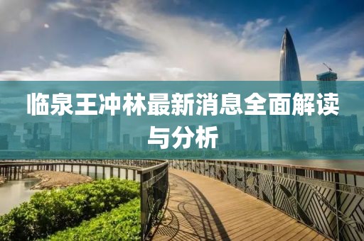 临泉王冲林最新消息全面解读与分析