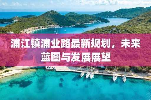 浦江镇浦业路最新规划，未来蓝图与发展展望