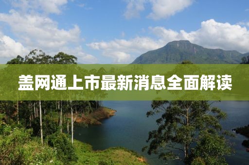 盖网通上市最新消息全面解读