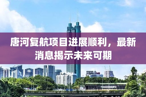 唐河复航项目进展顺利，最新消息揭示未来可期