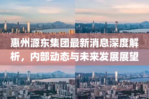 惠州源东集团最新消息深度解析，内部动态与未来发展展望