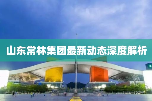 山东常林集团最新动态深度解析