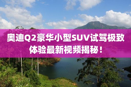 奥迪Q2豪华小型SUV试驾极致体验最新视频揭秘！
