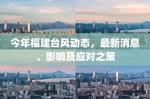 今年福建台风动态，最新消息、影响及应对之策