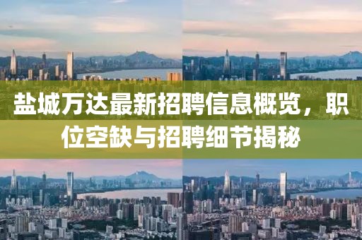 盐城万达最新招聘信息概览，职位空缺与招聘细节揭秘