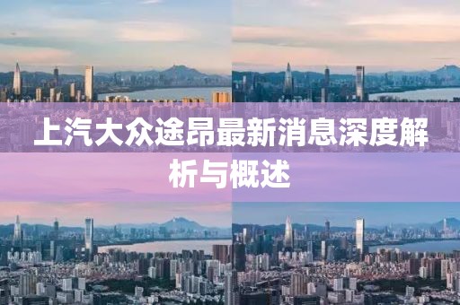 上汽大众途昂最新消息深度解析与概述