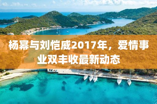 杨幂与刘恺威2017年，爱情事业双丰收最新动态
