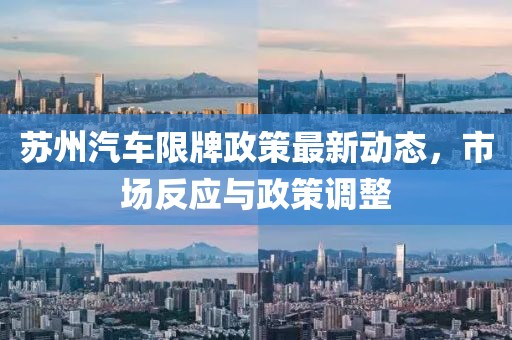 苏州汽车限牌政策最新动态，市场反应与政策调整