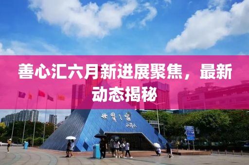 善心汇六月新进展聚焦，最新动态揭秘