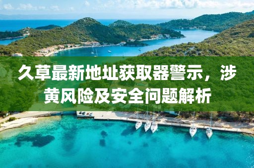 久草最新地址获取器警示，涉黄风险及安全问题解析