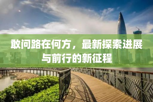 敢问路在何方，最新探索进展与前行的新征程