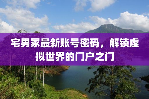宅男冢最新账号密码，解锁虚拟世界的门户之门