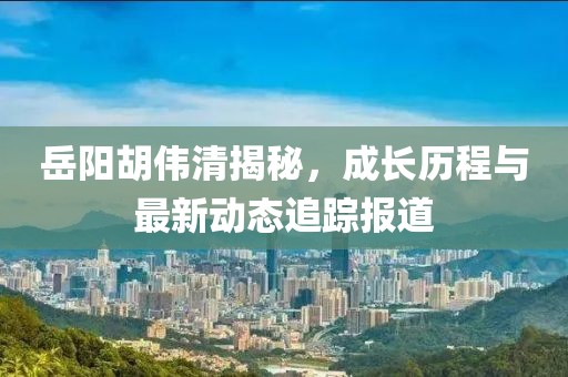岳阳胡伟清揭秘，成长历程与最新动态追踪报道