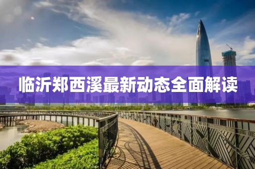 临沂郑西溪最新动态全面解读