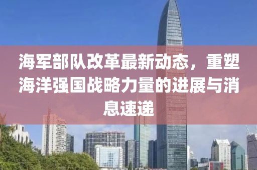 海军部队改革最新动态，重塑海洋强国战略力量的进展与消息速递