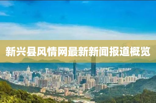 新兴县风情网最新新闻报道概览