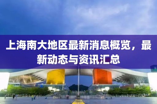 上海南大地区最新消息概览，最新动态与资讯汇总