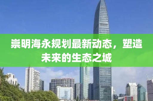 崇明海永规划最新动态，塑造未来的生态之城