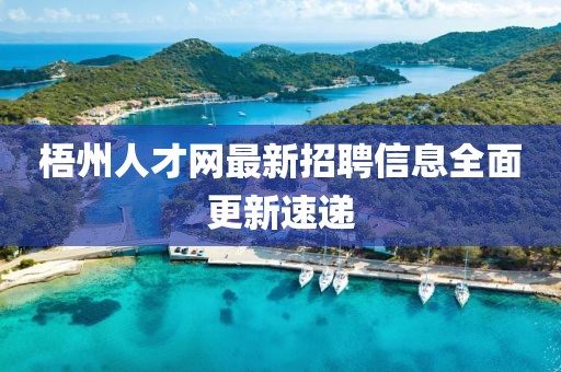 梧州人才网最新招聘信息全面更新速递