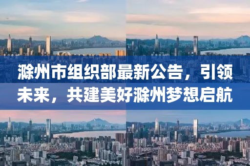 滁州市组织部最新公告，引领未来，共建美好滁州梦想启航