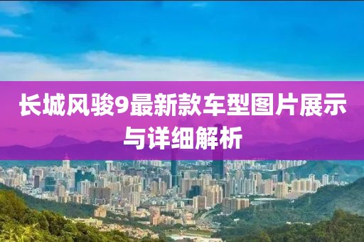 长城风骏9最新款车型图片展示与详细解析