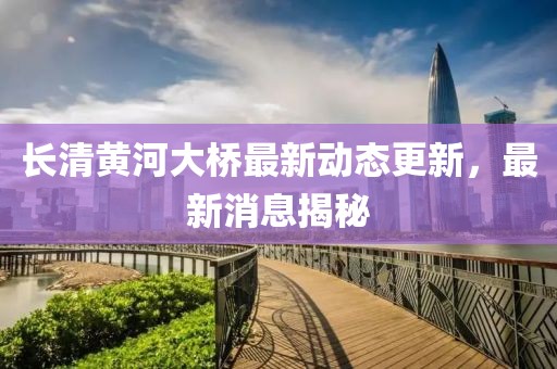 长清黄河大桥最新动态更新，最新消息揭秘