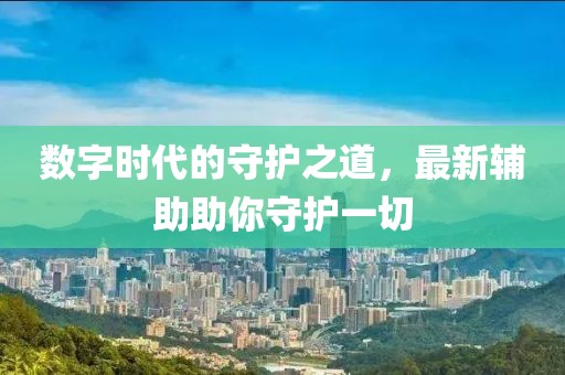 数字时代的守护之道，最新辅助助你守护一切