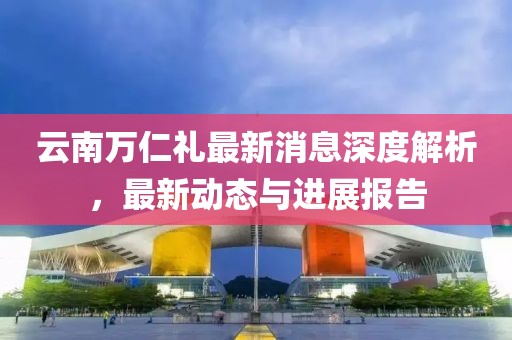 云南万仁礼最新消息深度解析，最新动态与进展报告