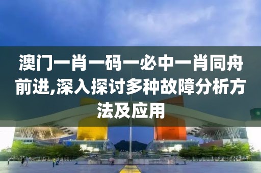 澳门一肖一码一必中一肖同舟前进,深入探讨多种故障分析方法及应用
