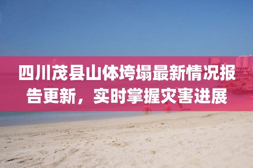四川茂县山体垮塌最新情况报告更新，实时掌握灾害进展