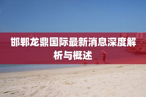 邯郸龙鼎国际最新消息深度解析与概述