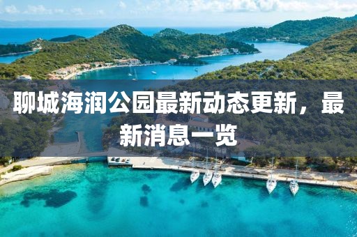 聊城海润公园最新动态更新，最新消息一览
