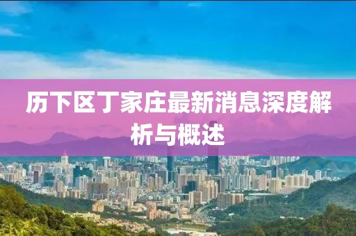 历下区丁家庄最新消息深度解析与概述
