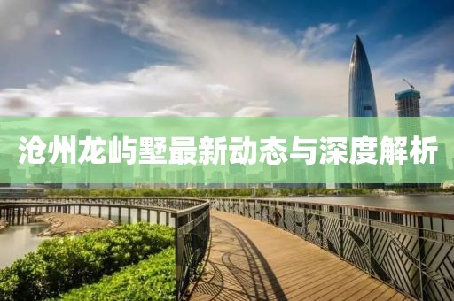 沧州龙屿墅最新动态与深度解析