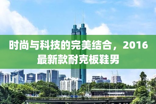 时尚与科技的完美结合，2016最新款耐克板鞋男