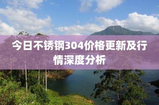 今日不锈钢304价格更新及行情深度分析