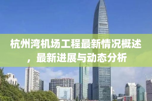 杭州湾机场工程最新情况概述，最新进展与动态分析