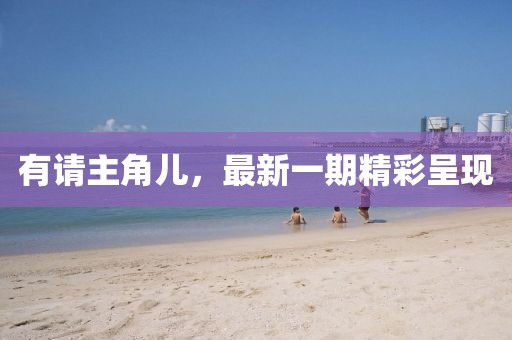 有请主角儿，最新一期精彩呈现