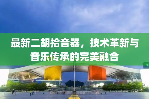 最新二胡拾音器，技术革新与音乐传承的完美融合
