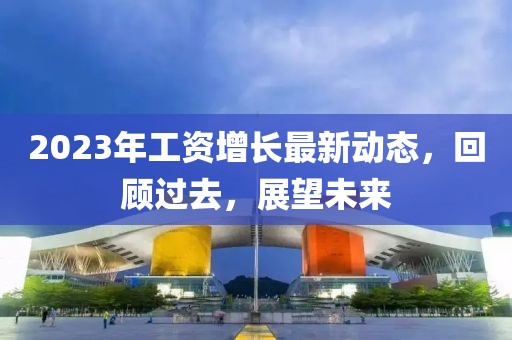 2023年工资增长最新动态，回顾过去，展望未来