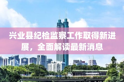 兴业县纪检监察工作取得新进展，全面解读最新消息