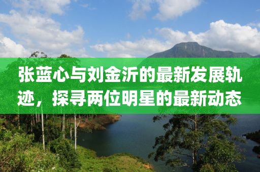 张蓝心与刘金沂的最新发展轨迹，探寻两位明星的最新动态